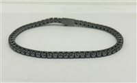Bracelet John Richmond Homme in Titane Diamante Lab Grown 5.40 Ct JRTM08BB - JRTM08BB